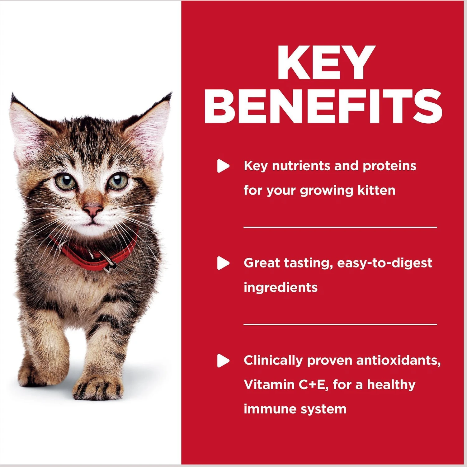 Hill's Science Diet Kitten Tender Chicken Recipe Cat Food, 2.8-oz Pouch, Case Of 24 5 Hill's Science Diet Kitten Tender Chicken Recipe Cat Food, 2.8-oz Pouch, Case Of 24 - Image 5