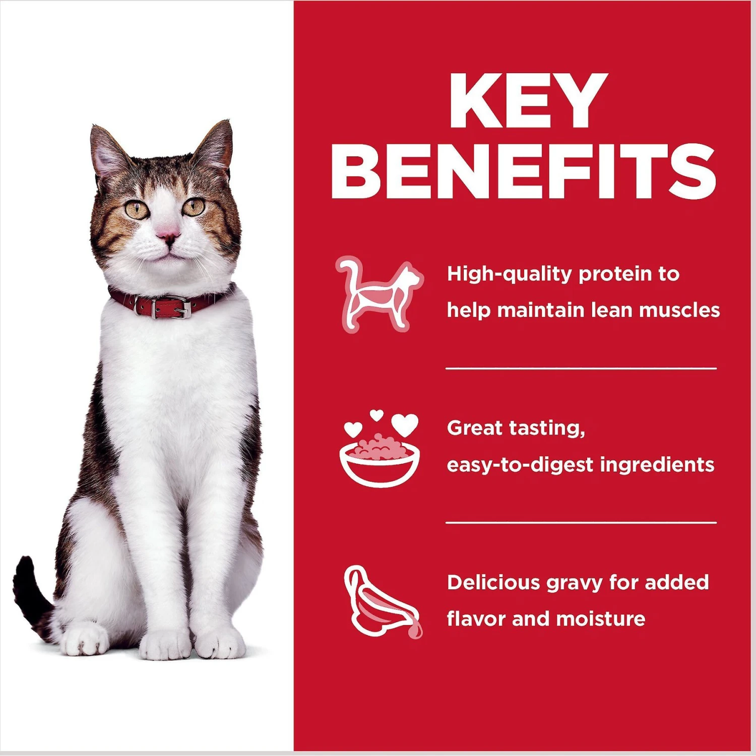 Hill's Science Diet Adult 7+ Tender Dinner Variety Pack Cat Food, 2.8-oz Pouch, Case Of 12 5 Hill's Science Diet Adult 7+ Tender Dinner Variety Pack Cat Food, 2.8-oz Pouch, Case Of 12 - Image 5