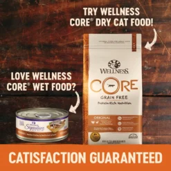 Wellness CORE Signature Selects Seafood Selection Variety Pack Canned Cat Food, 2.8-oz, Case Of 8 -Wellness Sales 221397 PT7. AC SS1800 V1678381050