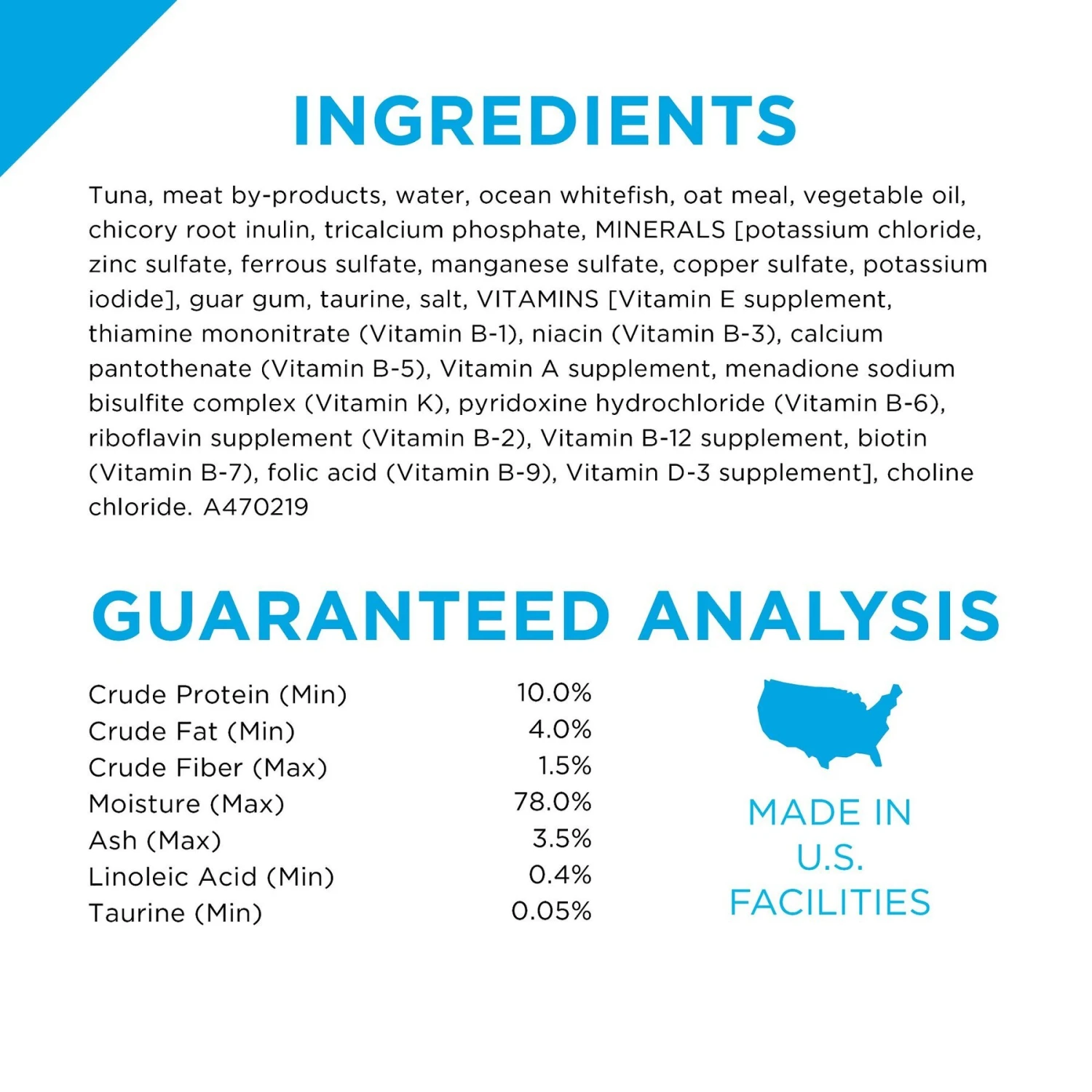 Purina Pro Plan Focus Sensitive Skin & Stomach Tuna & Oat Meal Entree Canned Cat Food, 3-oz Can, Case Of 24 7 Purina Pro Plan Focus Sensitive Skin & Stomach Tuna & Oat Meal Entree Canned Cat Food, 3-oz Can, Case Of 24 - Image 7