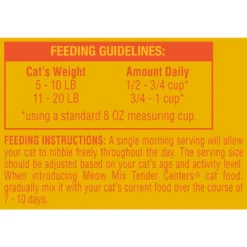 Meow Mix Tender Centers Basted Bites Beef & Salmon Flavors Dry Cat Food -Wellness Sales 225314 PT6. AC SS1800 V1661377681
