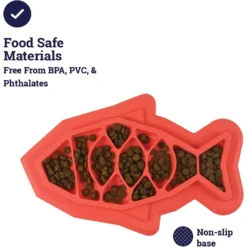 Petstages Fishie Fun Cat Feed Mat -Wellness Sales 227084 PT3. AC SS1800 V1636511061