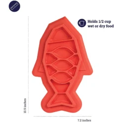 Petstages Fishie Fun Cat Feed Mat -Wellness Sales 227084 PT4. AC SS1800 V1636506427