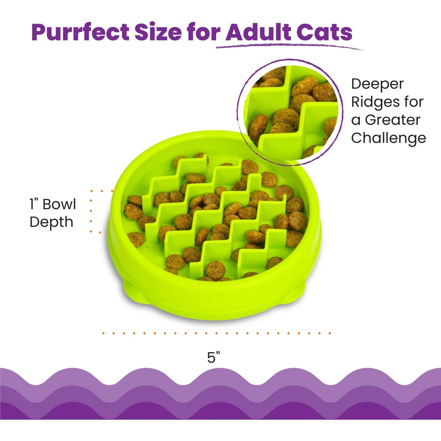 Petstages Kitty Slow Feeder 5 Petstages Kitty Slow Feeder - Image 5