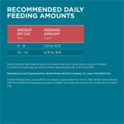 Purina ONE Tender Selects Blend With Real Salmon Dry Cat Food -Wellness Sales 231097 PT7. AC SS1800 V1677528908