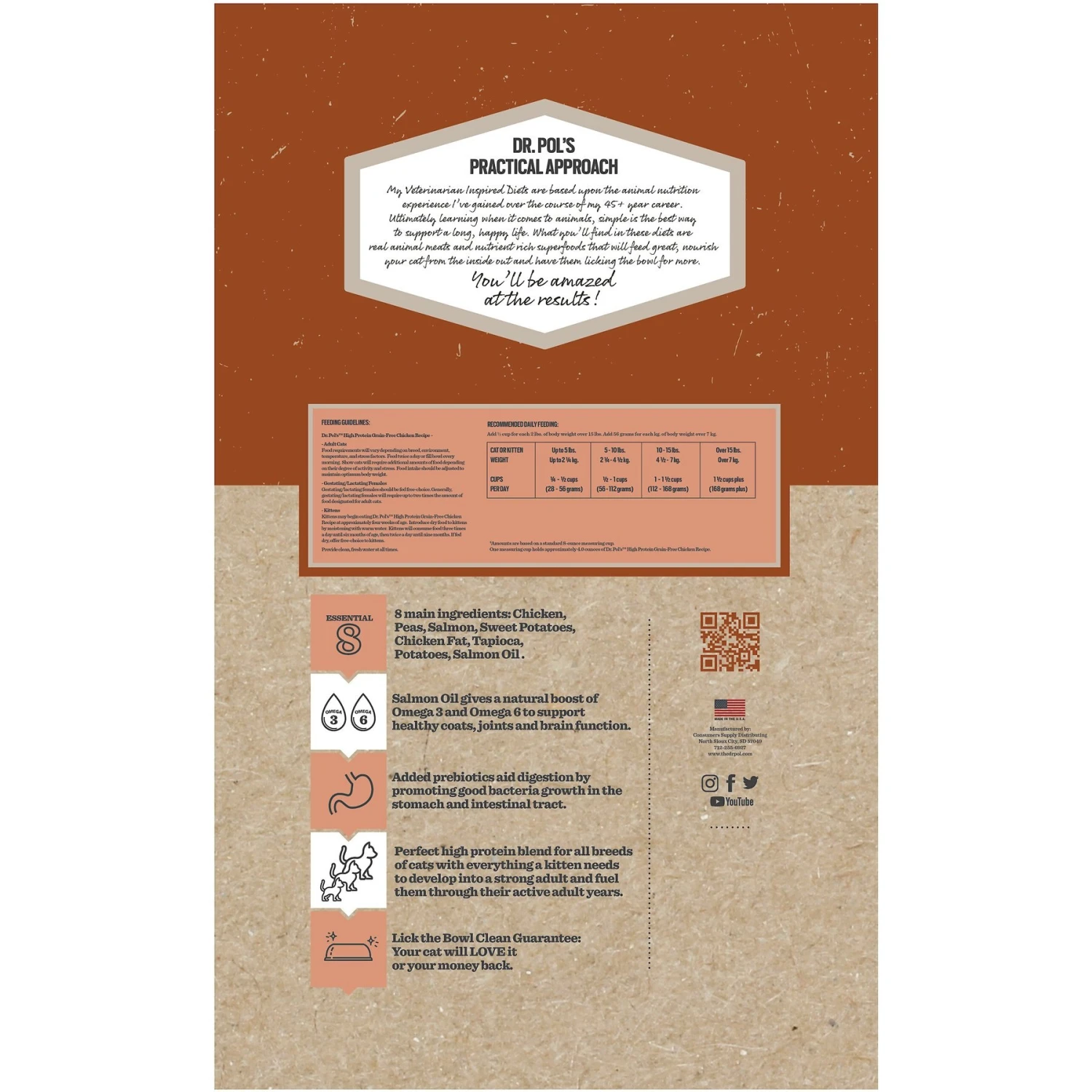 Dr. Pol High Protein Limited Ingredient Chicken Recipe Cat & Kitten Food 3 Dr. Pol High Protein Limited Ingredient Chicken Recipe Cat & Kitten Food - Image 3