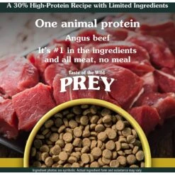 Taste Of The Wild PREY Angus Beef Formula Limited Ingredient Recipe Dry Cat Food -Wellness Sales 242829 PT3. AC SS1800 V1641256586