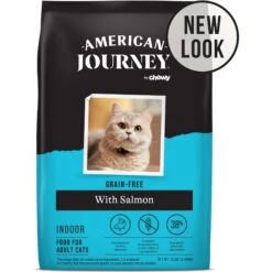 American Journey Indoor Recipe With Salmon Grain-Free Dry Cat Food, 12-lb Bag