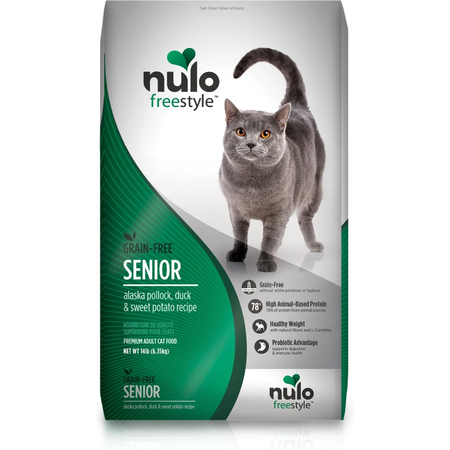 Nulo Freestyle Senior Alaska Pollock, Duck & Sweet Potato Recipe Grain-Free Dry Cat Food 1 Nulo Freestyle Senior Alaska Pollock, Duck & Sweet Potato Recipe Grain-Free Dry Cat Food