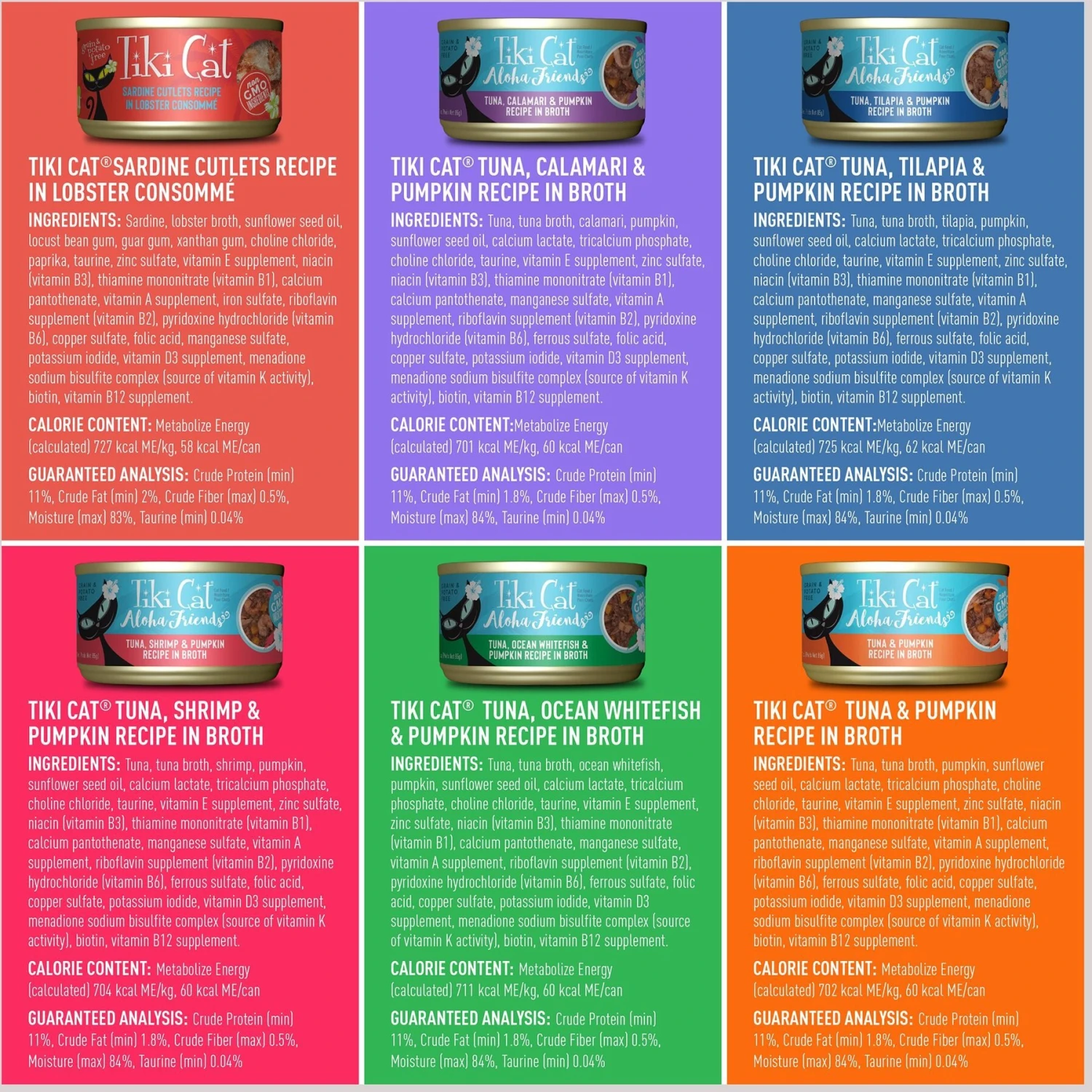 Tiki Cat Seafood Selects Variety Pack Grain-Free Wet Cat Food, 2.8-oz, Case Of 36 4 Tiki Cat Seafood Selects Variety Pack Grain-Free Wet Cat Food, 2.8-oz, Case Of 36 - Image 4