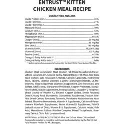 Blue Seal EnTrust Kitten Chicken Meal Recipe Dry Cat Food -Wellness Sales 255293 PT2. AC SS1800 V1602714691