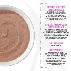 Tiki Cat Luau Velvet Mousse Salmon & Pumpkin In Broth Senior Wet Cat Food, 2.8-oz, Case Of 12 -Wellness Sales 259094 PT4. AC SS1800 V1700001127