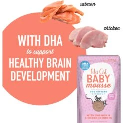 Tiki Cat Luau Velvet Mousse Salmon & Chicken In Broth Wet Kitten Food, 2.4-oz, Case Of 12 -Wellness Sales 259096 PT3. AC SS1800 V1700001397