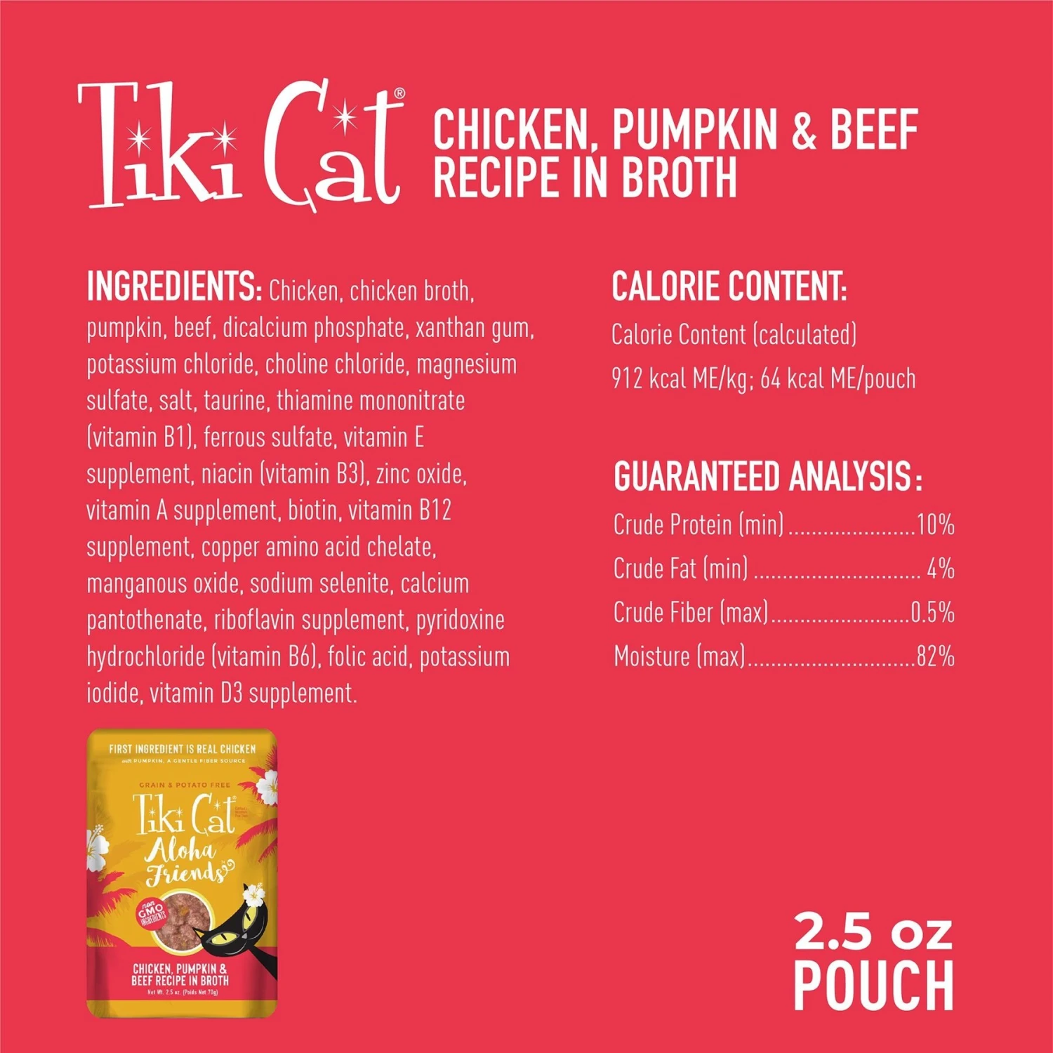 Tiki Cat Aloha Friends Chicken, Pumpkin & Beef Recipe In Broth Grain-Free Wet Cat Food 3 Tiki Cat Aloha Friends Chicken, Pumpkin & Beef Recipe In Broth Grain-Free Wet Cat Food - Image 3