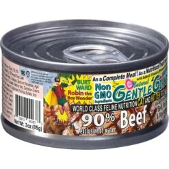Gentle Giants Natural Non-GMO Beef Grain-Free Cat & Kitten Canned Cat Food, 3-oz, Case Of 24 -Wellness Sales 263200 PT2. AC SS1800 V1690829196