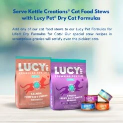 Lucy Pet Products Kettle Creations Sardine & Tuna Recipe In Gravy Wet Cat Food, 2.47-oz Can, Case Of 12 13 Lucy Pet Products Kettle Creations Sardine & Tuna Recipe In Gravy Wet Cat Food, 2.47-oz Can, Case Of 12 -Wellness Sales 263500 PT6. AC SS1800 V1607475211