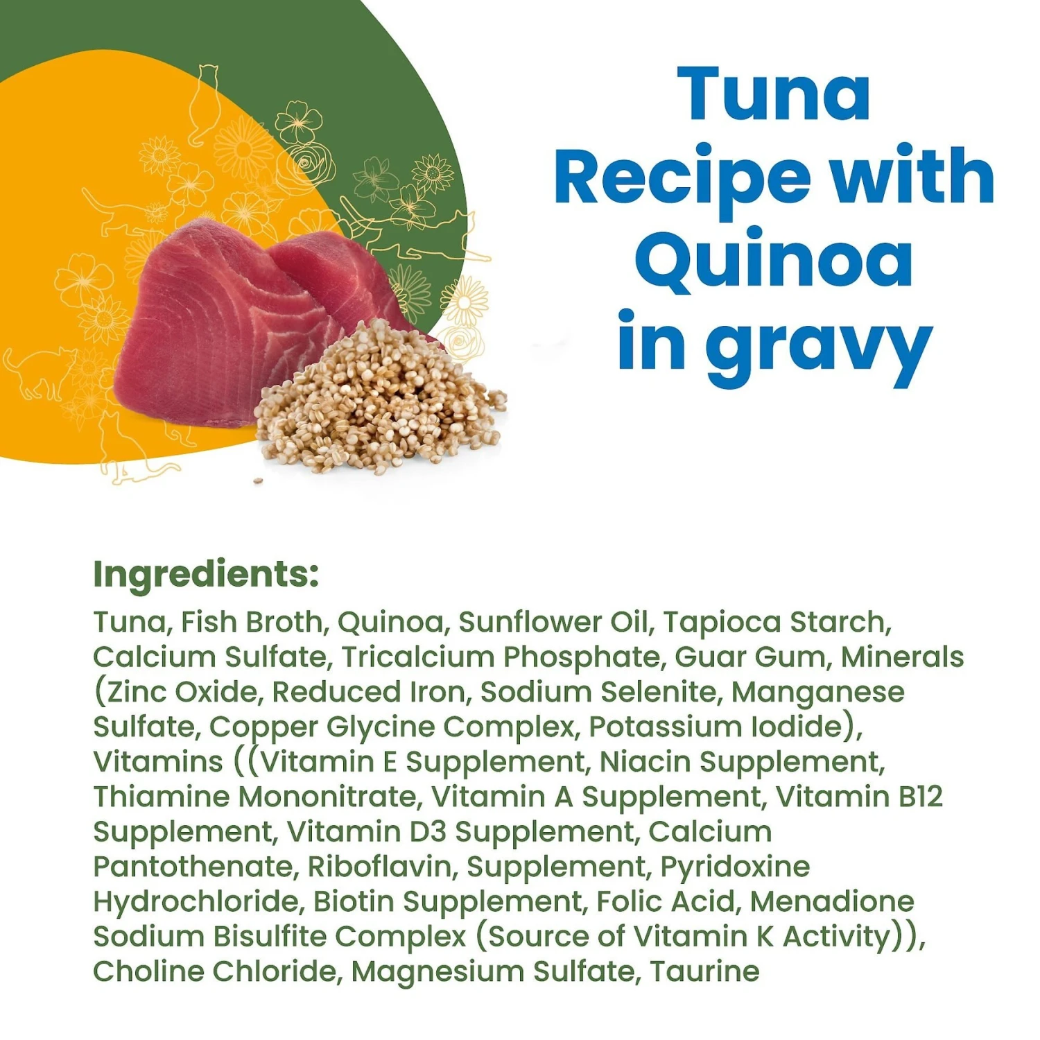 Almo Nature HQS Complete Tuna With Quinoa Wet Cat Food, 2.47-oz Can, Case Of 12 5 Almo Nature HQS Complete Tuna With Quinoa Wet Cat Food, 2.47-oz Can, Case Of 12 - Image 5