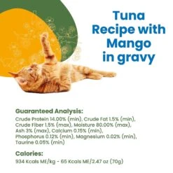 Almo Nature HQS Complete Tuna With Mango Wet Cat Food, 2.47-oz Can, Case Of 12 14 Almo Nature HQS Complete Tuna With Mango Wet Cat Food, 2.47-oz Can, Case Of 12 -Wellness Sales 264822 PT5. AC SS1800 V1632847898