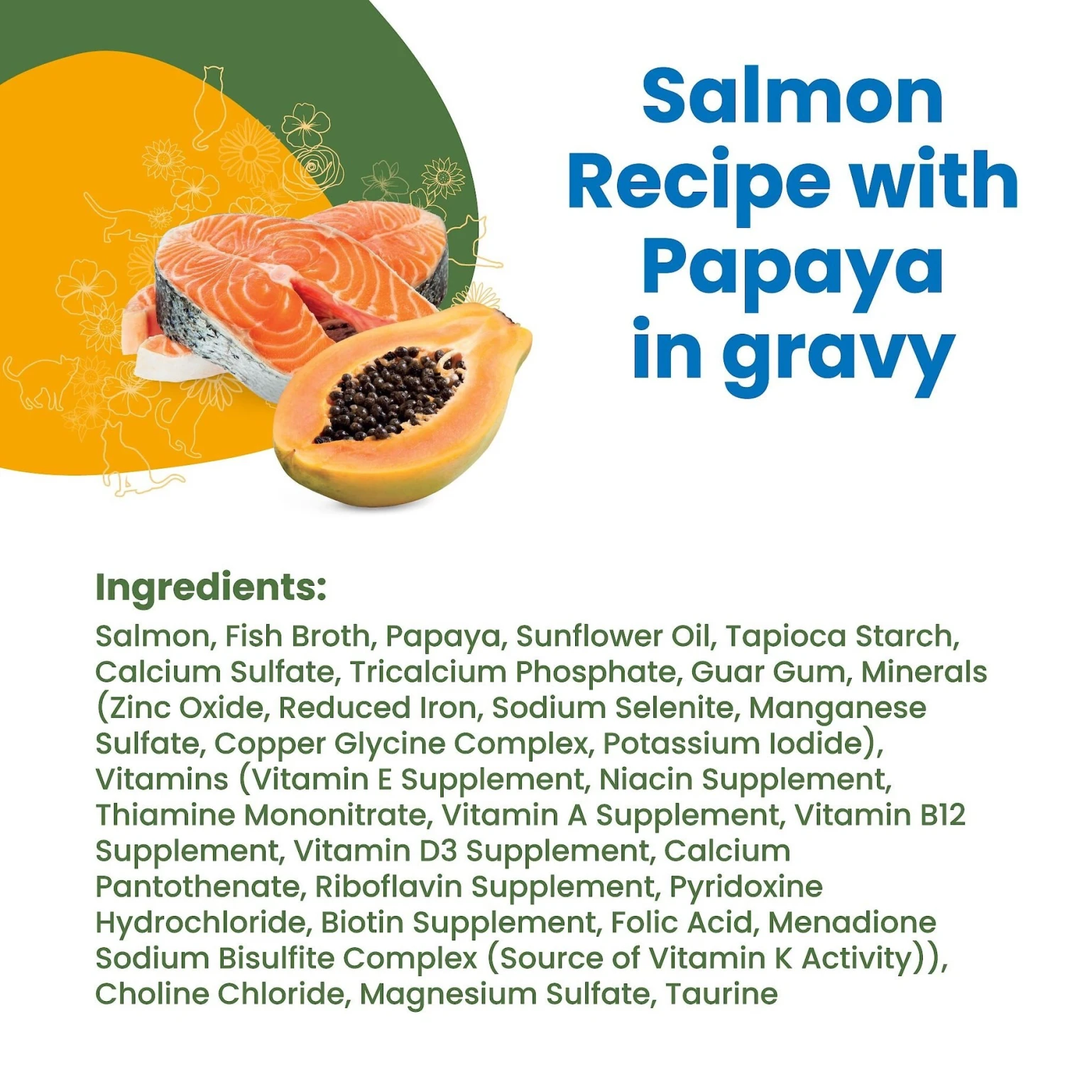 Almo Nature HQS Complete Salmon With Papaya Wet Cat Food, 2.47-oz Can, Case Of 12 5 Almo Nature HQS Complete Salmon With Papaya Wet Cat Food, 2.47-oz Can, Case Of 12 - Image 5