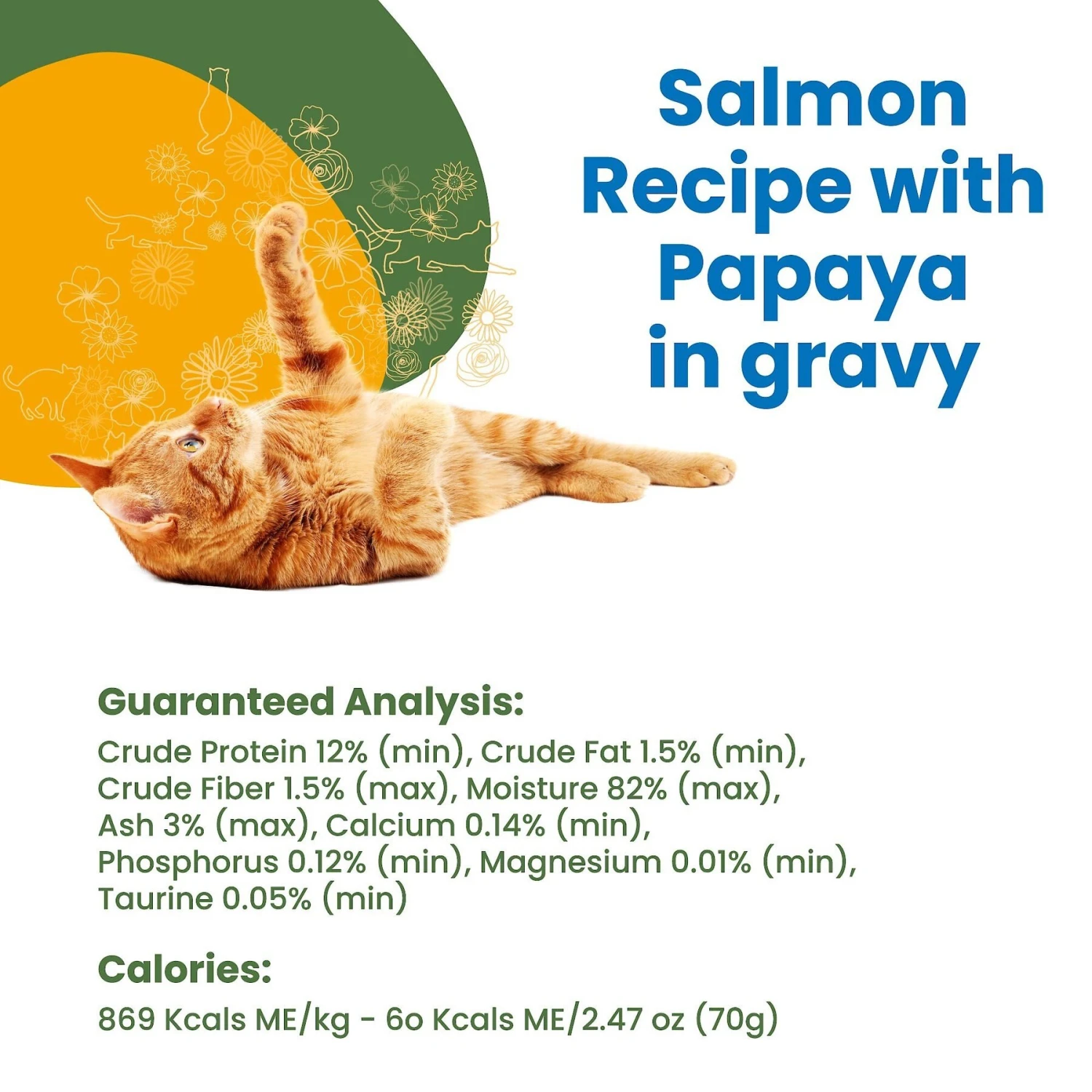 Almo Nature HQS Complete Salmon With Papaya Wet Cat Food, 2.47-oz Can, Case Of 12 6 Almo Nature HQS Complete Salmon With Papaya Wet Cat Food, 2.47-oz Can, Case Of 12 - Image 6