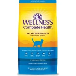 Wellness Complete Health Chicken & Rice Dry Cat Food
