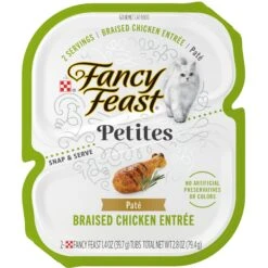 Fancy Feast Petites Pate Braised Chicken Entree Wet Cat Food