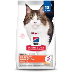 Hill's Science Diet Adult Perfect Digestion Salmon Dry Cat Food