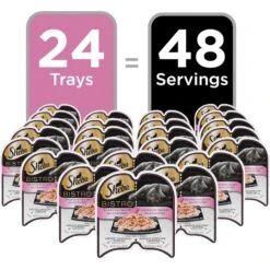 Sheba Perfect Portions Bistro Salmon In Creamy Sauce Adult Wet Cat Food 17 Sheba Perfect Portions Bistro Salmon In Creamy Sauce Adult Wet Cat Food -Wellness Sales 269352 PT8. AC SS1800 V1658197302