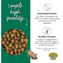 Dr. Elsey's Cleanprotein Duck Kibble Cat Dry Food -Wellness Sales 277951 PT3. AC SS1800 V1701452148