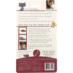 Doc & Phoebe's Cat Co. The Wet Feeder Cat Slow Feeder, Blue -Wellness Sales 279343 PT2. AC SS1800 V1617382050