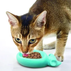 Doc & Phoebe's Cat Co. The Wet Feeder Cat Slow Feeder, Blue -Wellness Sales 279343 PT3. AC SS1800 V1617402813