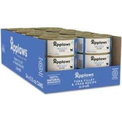 Applaws Tuna Fillet With Crab In Broth Wet Cat Food