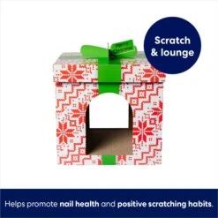 Frisco Holiday Gift Box Cardboard Cat House 8 Frisco Holiday Gift Box Cardboard Cat House -Wellness Sales 287291 PT2. AC SS1800 V1695046605