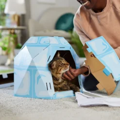 Frisco Igloo Cardboard Cat House -Wellness Sales 287293 PT3. AC SS1800 V1692035199