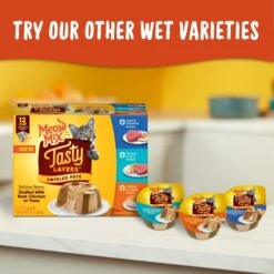 Meow Mix Tasty Layers Chicken & Tuna Recipe Stuffed With Real Chicken Swirled Paté Cat Food, 2.75-oz Can, Case Of 12 15 Meow Mix Tasty Layers Chicken & Tuna Recipe Stuffed With Real Chicken Swirled Paté Cat Food, 2.75-oz Can, Case Of 12 -Wellness Sales 292094 PT6. AC SS1800 V1670621732