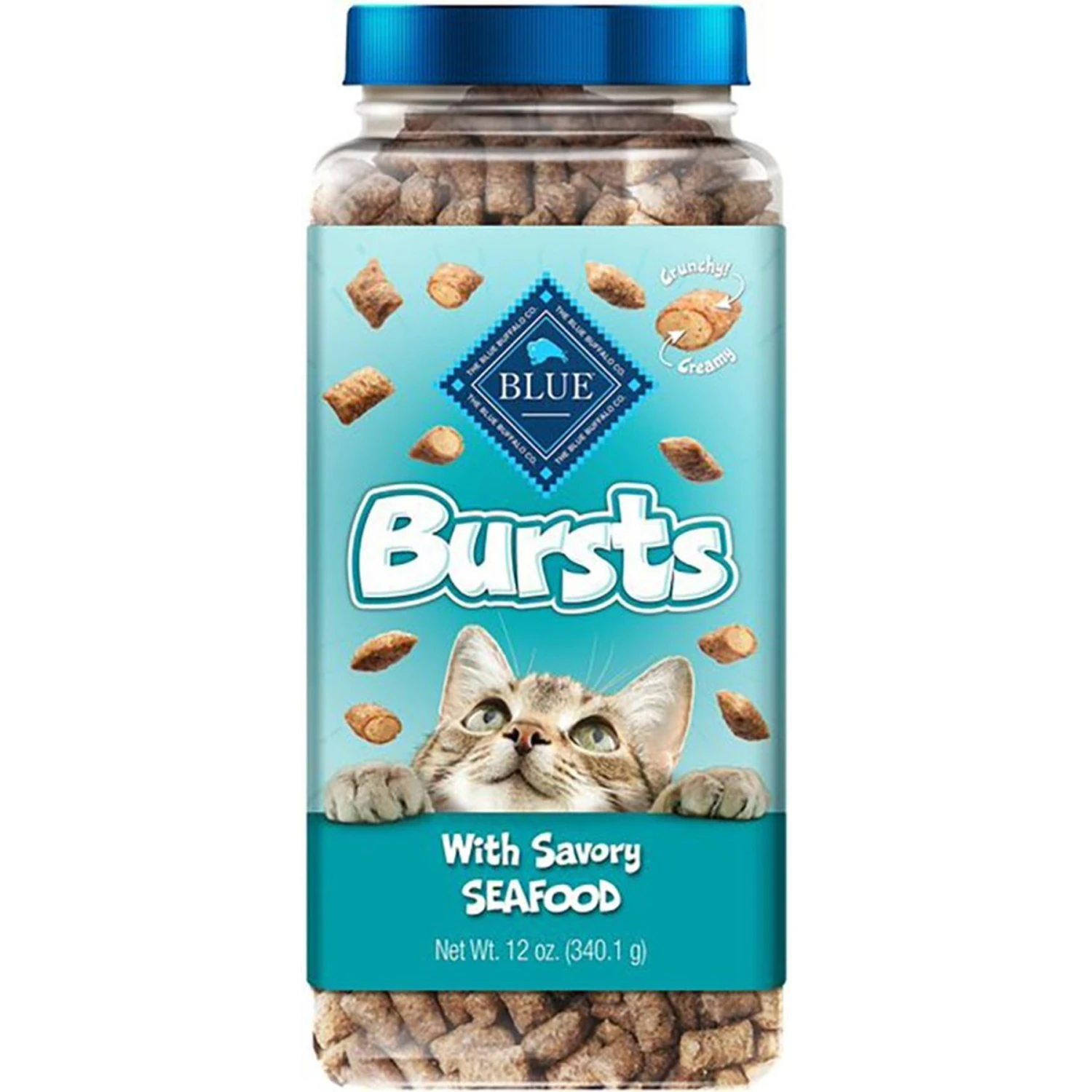 Blue Buffalo Tastefuls Sensitive Stomach Natural Chicken Adult Dry Cat Food & Blue Buffalo Bursts With Savory Seafood Cat Treats 2 Blue Buffalo Tastefuls Sensitive Stomach Natural Chicken Adult Dry Cat Food & Blue Buffalo Bursts With Savory Seafood Cat Treats - Image 2