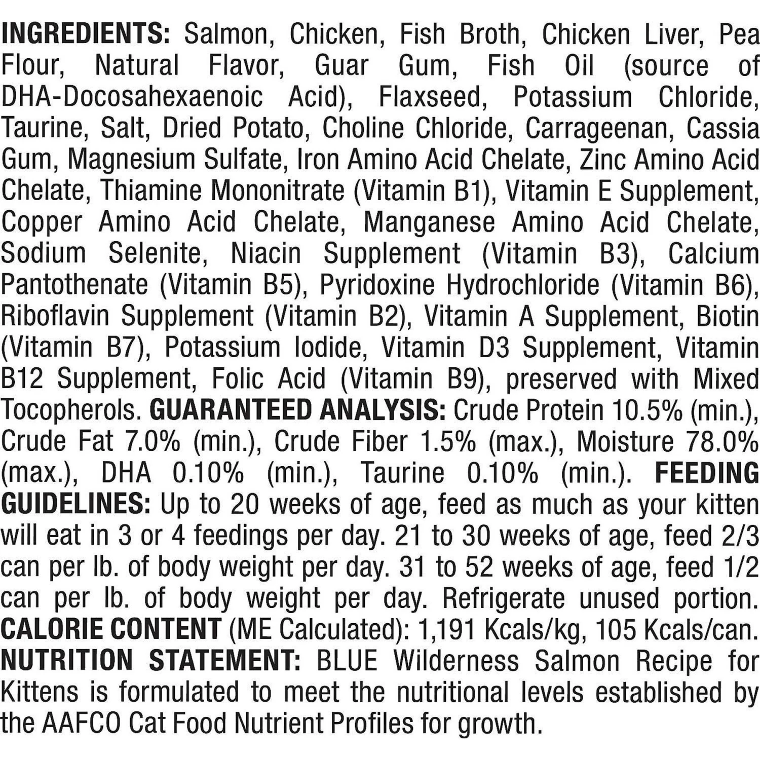 Blue Buffalo Wilderness Kitten Salmon Grain-Free Canned Cat Food & Blue Buffalo Wilderness High Protein Natural Grain-Free Chicken Kitten Dry Cat Food 3 Blue Buffalo Wilderness Kitten Salmon Grain-Free Canned Cat Food & Blue Buffalo Wilderness High Protein Natural Grain-Free Chicken Kitten Dry Cat Food - Image 3