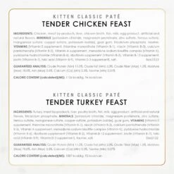 Purina ONE +Plus Healthy Kitten Formula Natural Dry Cat Food & Fancy Feast Tender Feast Variety Pack Canned Kitten Food -Wellness Sales 293522 PT2. AC SS1800 V1679927376