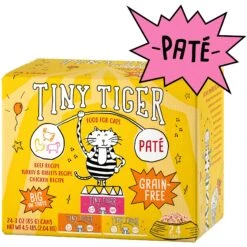 Tiny Tiger Pate Beef & Poultry Recipes Variety Pack Grain-Free Canned Cat Food & Fancy Feast Classic Poultry & Beef Pate Collection Feast Variety Pack Wet Cat Food -Wellness Sales 293934 PT5. AC SS1800 V1692897357