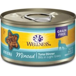 American Journey Minced Chicken & Tuna Recipe In Gravy Grain-Free Canned Cat Food & Wellness Minced Tuna Dinner Grain-Free Canned Cat Food -Wellness Sales 297758 PT5. AC SS1800 V1694611530
