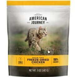 American Journey Salmon Recipe Grain-Free Dry Cat Food & American Journey 100% Chicken Freeze-Dried Grain-Free Cat Treats -Wellness Sales 297814 PT5. AC SS1800 V1694617249