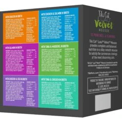 Tiki Cat Luau Velvet Mousse Variety Pack Grain-Free Wet Cat Food, 2.8-oz Pouch, Case Of 12 & American Journey Landmark Broths Tuna, Shrimp & Whitefish Recipe Wet Cat Food Complement Pouches, 1.4 Oz Case Of 16 -Wellness Sales 298552 PT2. AC SS1800 V1701115718