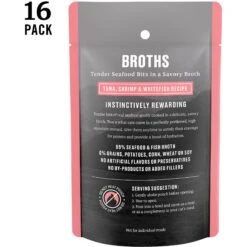 Tiki Cat Luau Velvet Mousse Variety Pack Grain-Free Wet Cat Food, 2.8-oz Pouch, Case Of 12 & American Journey Landmark Broths Tuna, Shrimp & Whitefish Recipe Wet Cat Food Complement Pouches, 1.4 Oz Case Of 16 -Wellness Sales 298552 PT6. AC SS1800 V1701115718