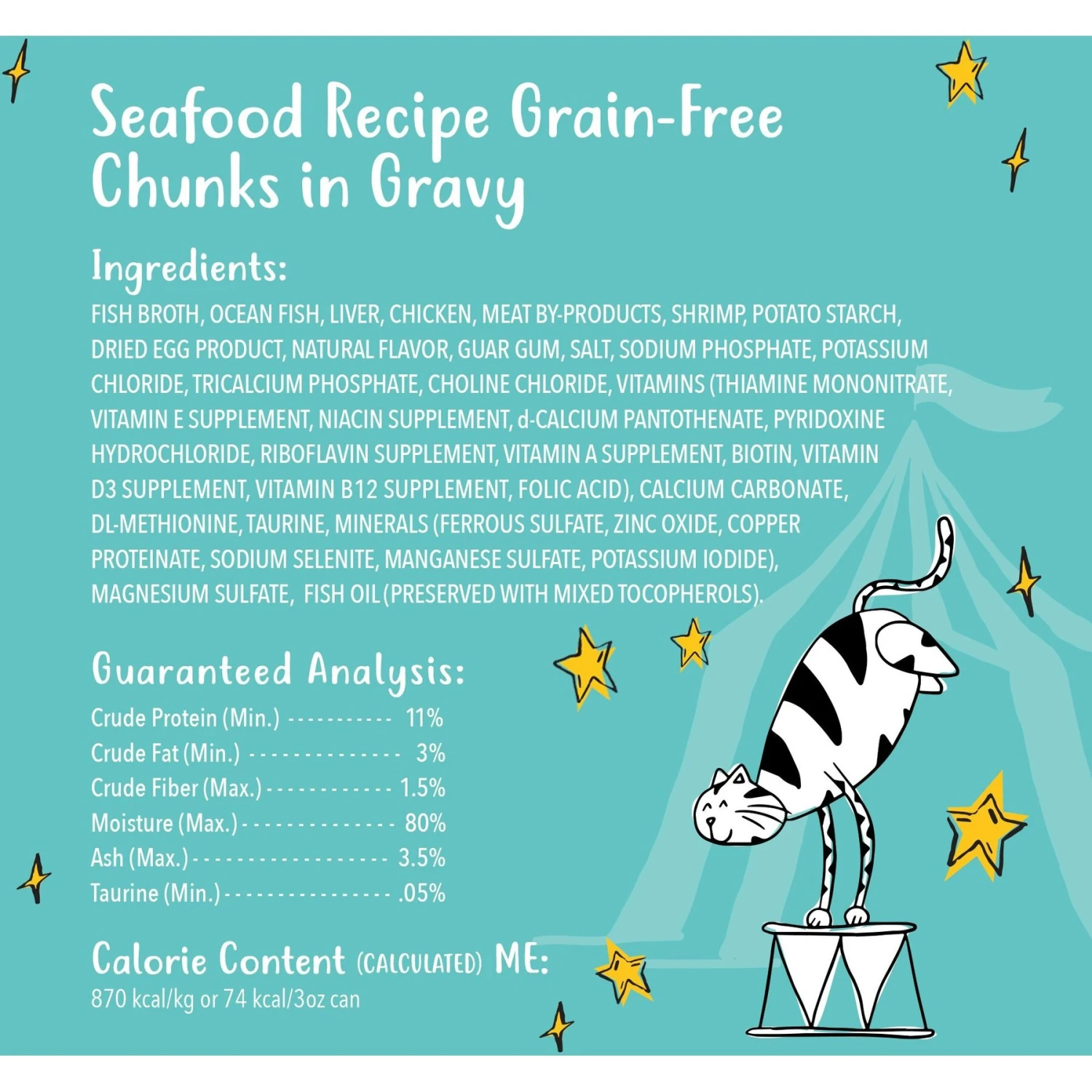 Tiny Tiger Chunks In Gravy Seafood Recipe Grain-Free Canned Cat Food & Fancy Feast Gravy Lovers Ocean Whitefish & Tuna Feast In Sauteed Seafood Flavor Gravy Canned Cat Food 4 Tiny Tiger Chunks In Gravy Seafood Recipe Grain-Free Canned Cat Food & Fancy Feast Gravy Lovers Ocean Whitefish & Tuna Feast In Sauteed Seafood Flavor Gravy Canned Cat Food - Image 4