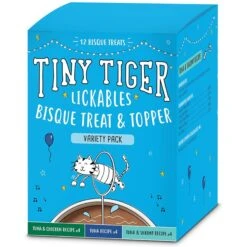 Tiny Tiger, Lickables, Variety Pack, Bisque Cat Treat & Topper 14 Tiny Tiger, Lickables, Variety Pack, Bisque Cat Treat & Topper -Wellness Sales 299262 PT6. AC SS1800 V1696445794