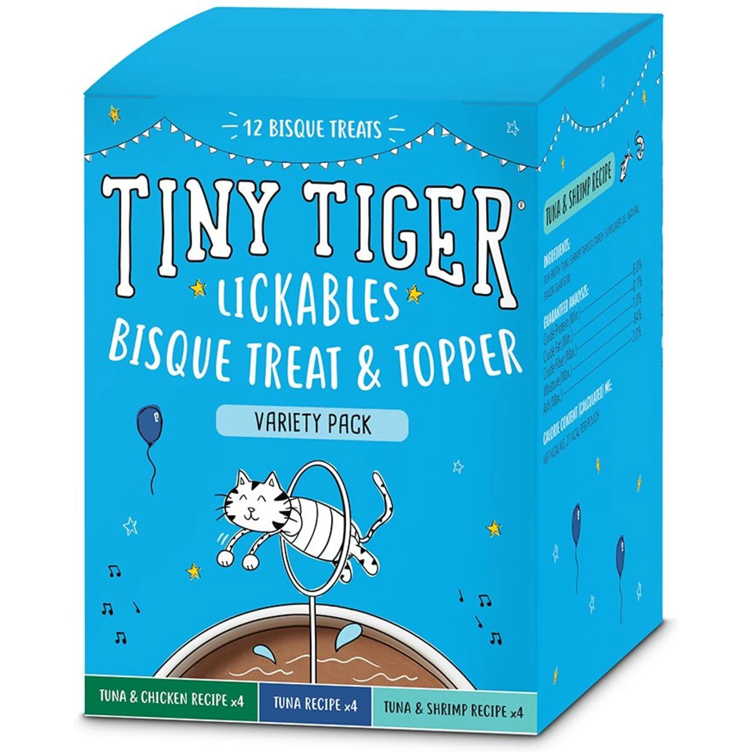 Tiny Tiger, Lickables, Variety Pack, Bisque Cat Treat & Topper 7 Tiny Tiger, Lickables, Variety Pack, Bisque Cat Treat & Topper - Image 7