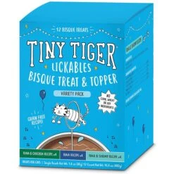 Tiny Tiger, Lickables, Variety Pack, Bisque Cat Treat & Topper 15 Tiny Tiger, Lickables, Variety Pack, Bisque Cat Treat & Topper -Wellness Sales 299262 PT8. AC SS1800 V1668548679