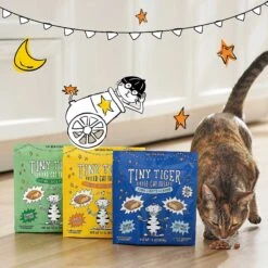 Tiny Tiger Pate Turkey & Giblets Recipe Grain-Free Canned Cat Food & Tiny Tiger Catnip Craze Flavor Filled Cat Treats 16 Tiny Tiger Pate Turkey & Giblets Recipe Grain-Free Canned Cat Food & Tiny Tiger Catnip Craze Flavor Filled Cat Treats -Wellness Sales 303760 PT7. AC SS1800 V1623073057