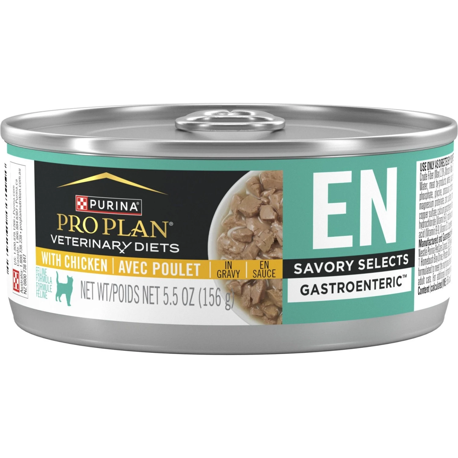 Purina Pro Plan Veterinary Diets EN Gastroenteric Savory Selects In Gravy With Chicken Wet Cat Food 1 Purina Pro Plan Veterinary Diets EN Gastroenteric Savory Selects In Gravy With Chicken Wet Cat Food