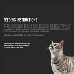 Purina Pro Plan Veterinary Diets EN Gastroenteric Savory Selects In Gravy Variety Pack Wet Cat Food -Wellness Sales 308553 PT7. AC SS1800 V1700156469